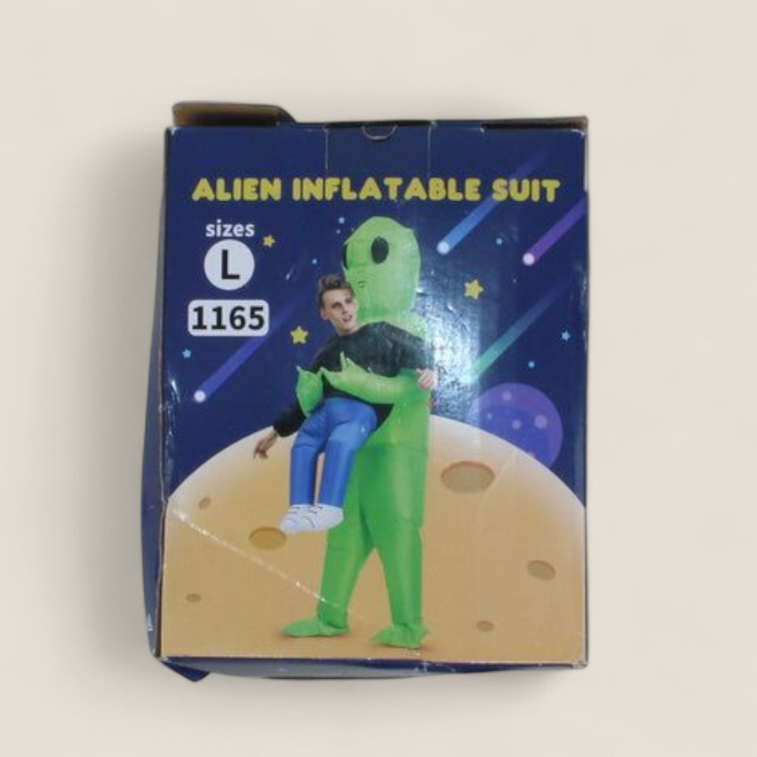 Inflatable Alien Abduction Suit Adult Size Large PRE-LOVED NEVER USED
