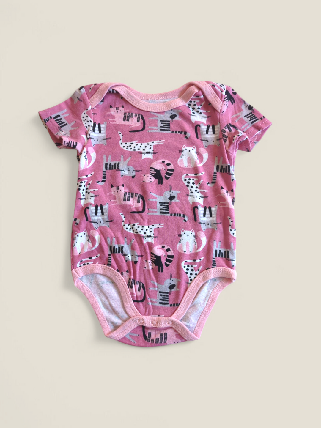 MONKEY BARS CAT ONESIE 12M PRE-LOVED