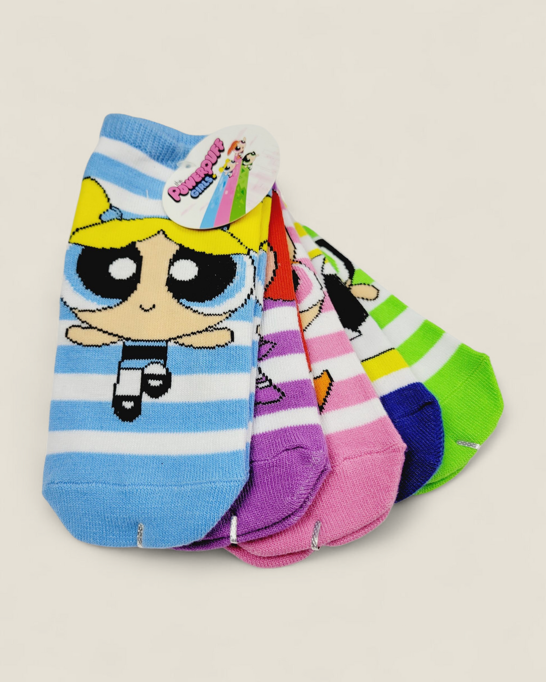 POWERPUFF GIRLS ANKLE SOCKS PRE-LOVED