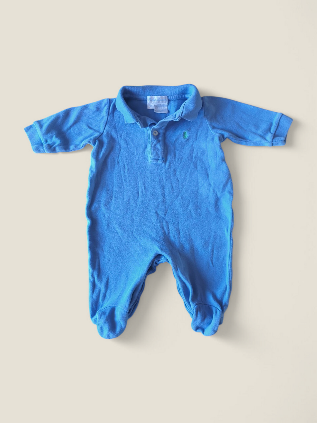 RALPH LAUREN BLUE POLO ONE PIECE 3M PRE-LOVED