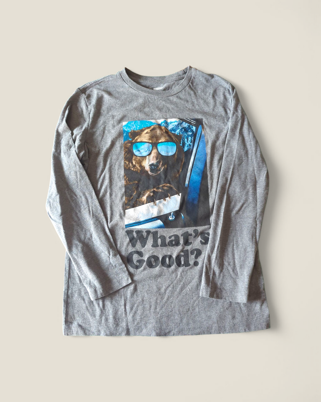 OLD NAVY WHAT'S GOOD SHIRT 14/16Y PRE-LOVED