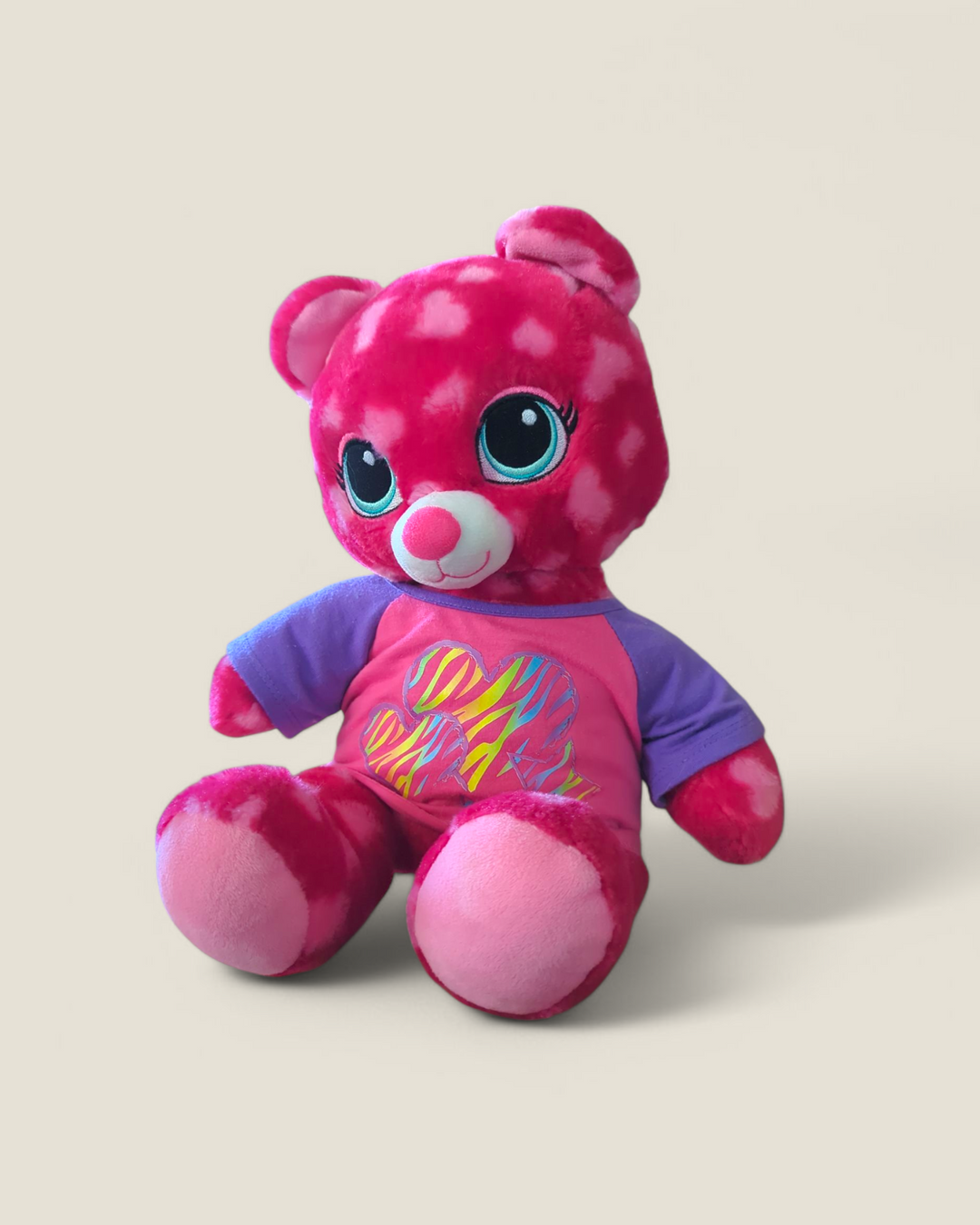 BUILD A BEAR PINK HEART BEAR PRE-LOVED