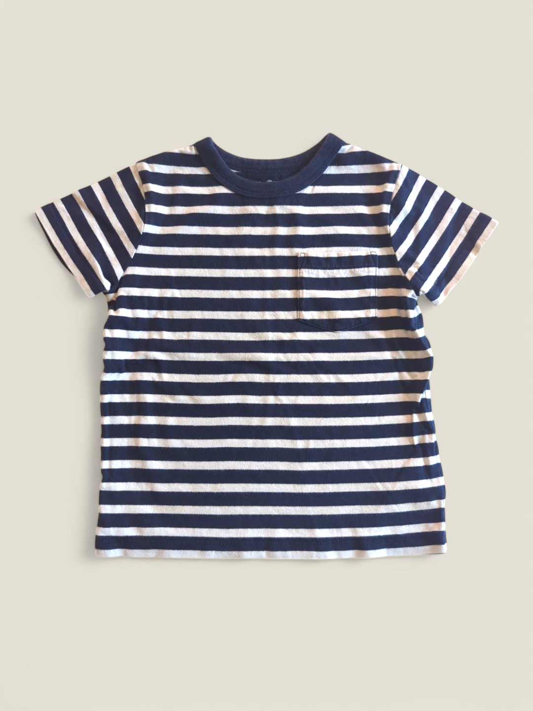 GAP NAVY STRIPED TSHIRT 2Y PRE-LOVED