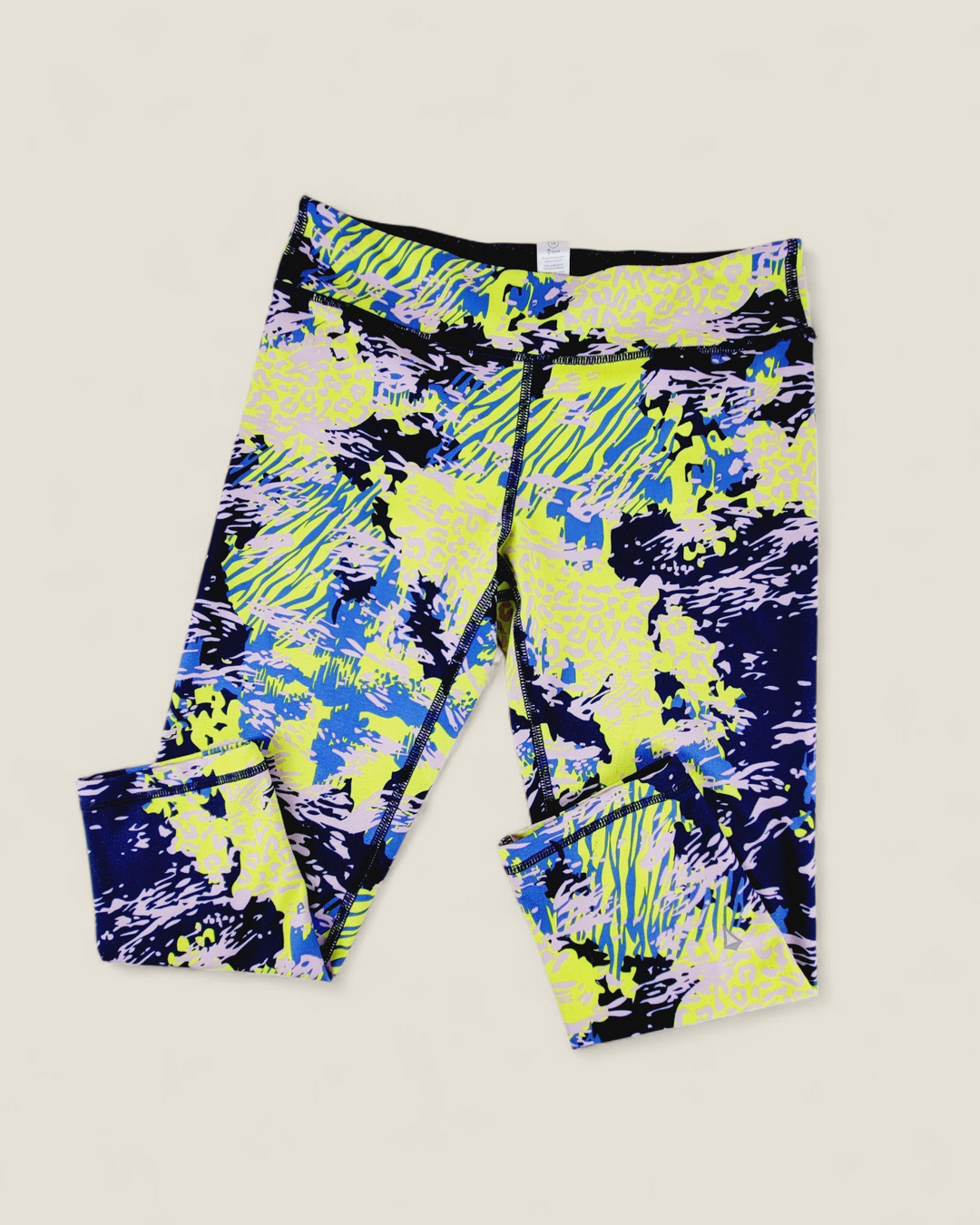 IVIVVA NEON PATTERNED CAPRIS LEGGINGS 14Y PRE-LOVED