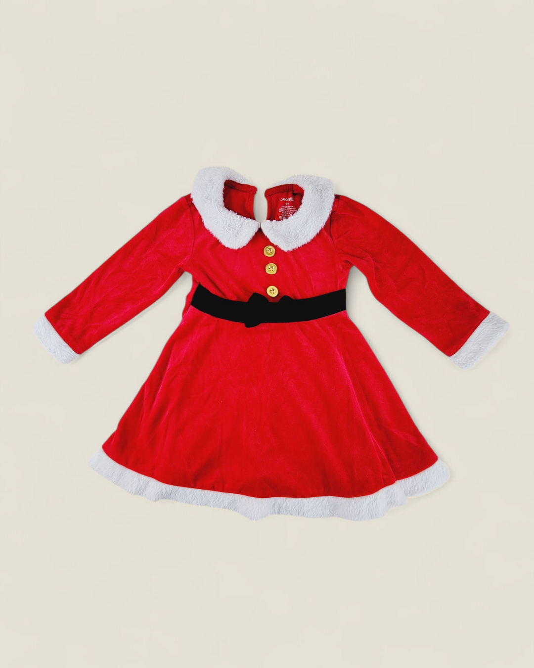 GEORGE HOLIDAY DRESS 3T PRE-LOVED