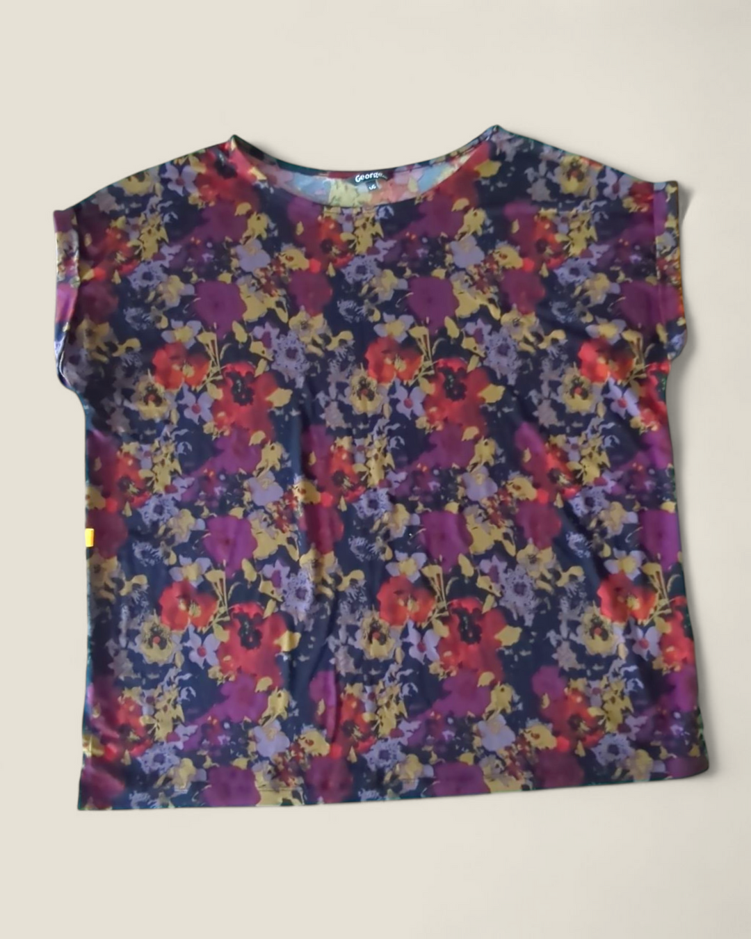 GEORGE FLORAL BLOUSE LADIES LARGE PRE-LOVED