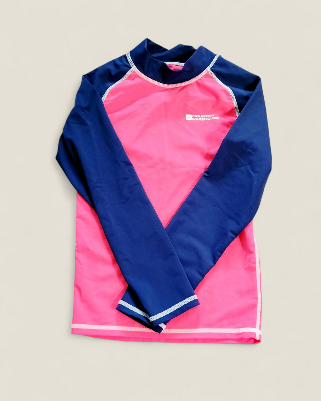 MOUNTAIN EQUIPMENT HOT PINK RASHGUARD 7/8Y PRE-LOVED