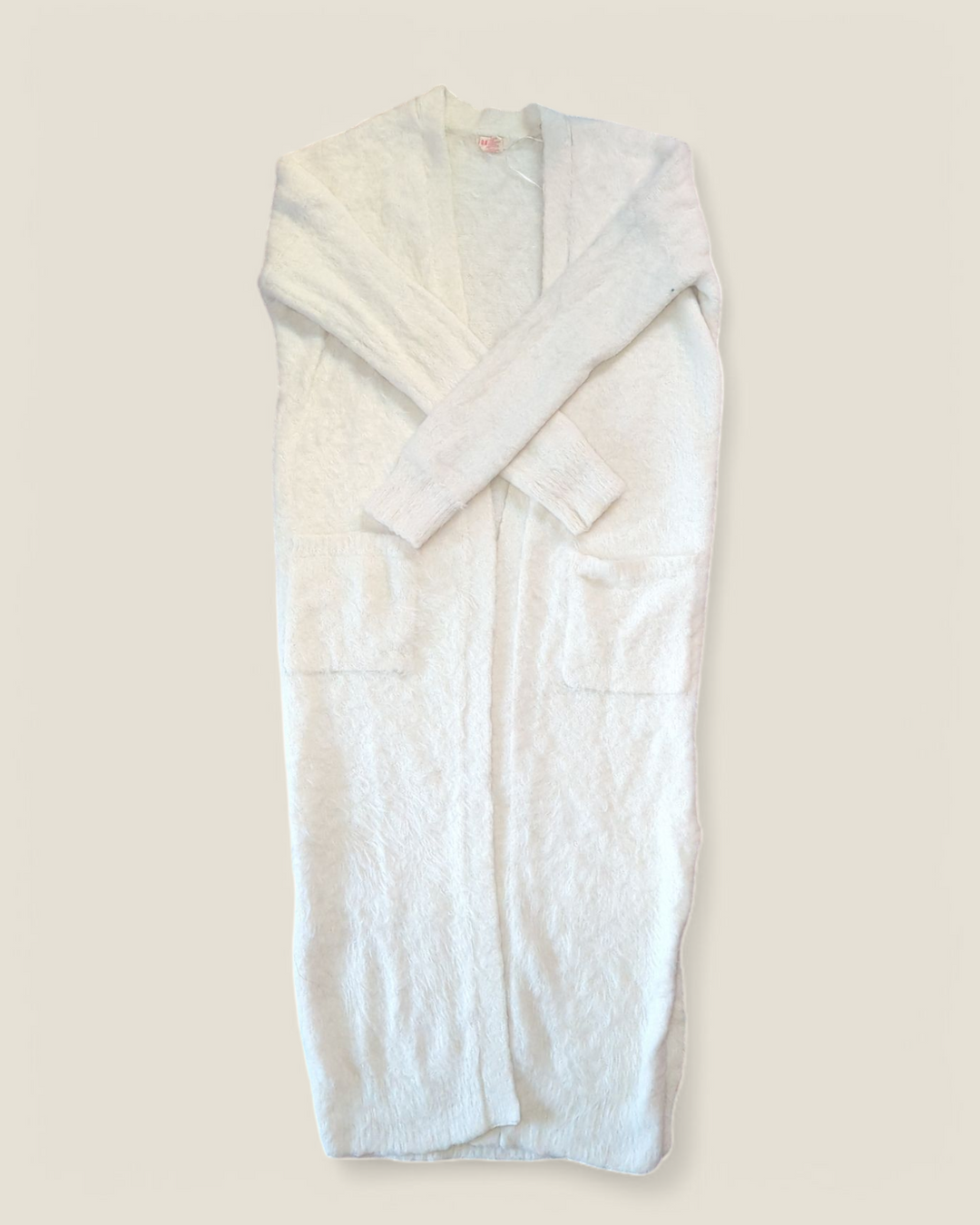 FOR THEE WHITE LONG SWEATER LADIES SMALL PRE-LOVED