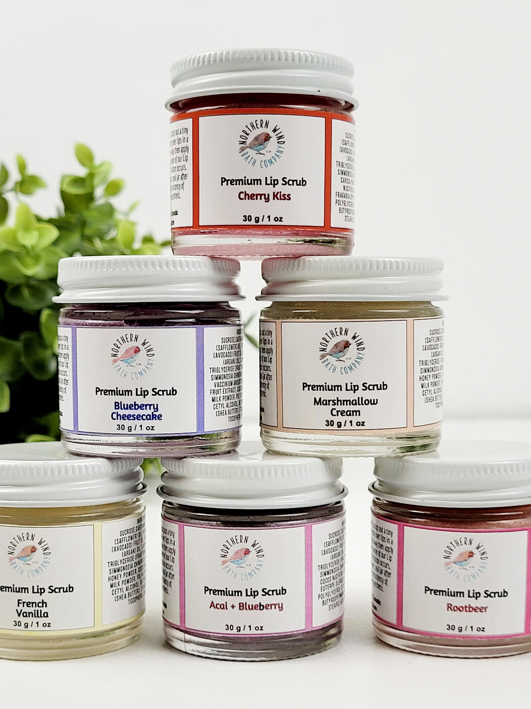 Northern Wind Bath Company, Premium Lip Scrubs