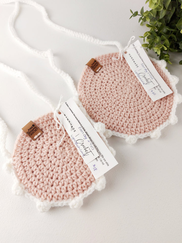 Pink Blossoms Crochet, Eden Purses