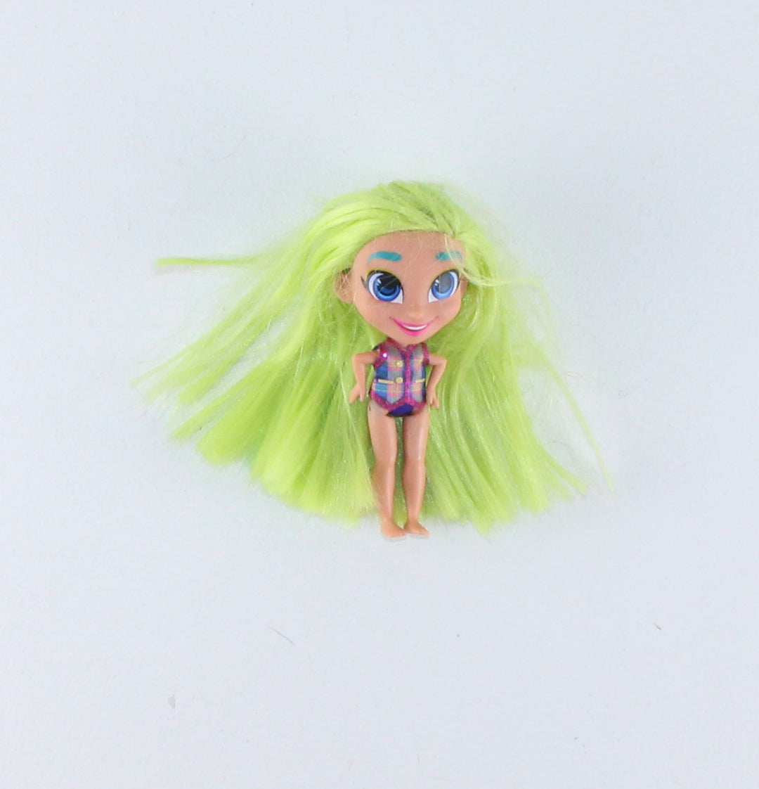 SMALL DOLL WITH GREEN HAIR PRE-LOVED