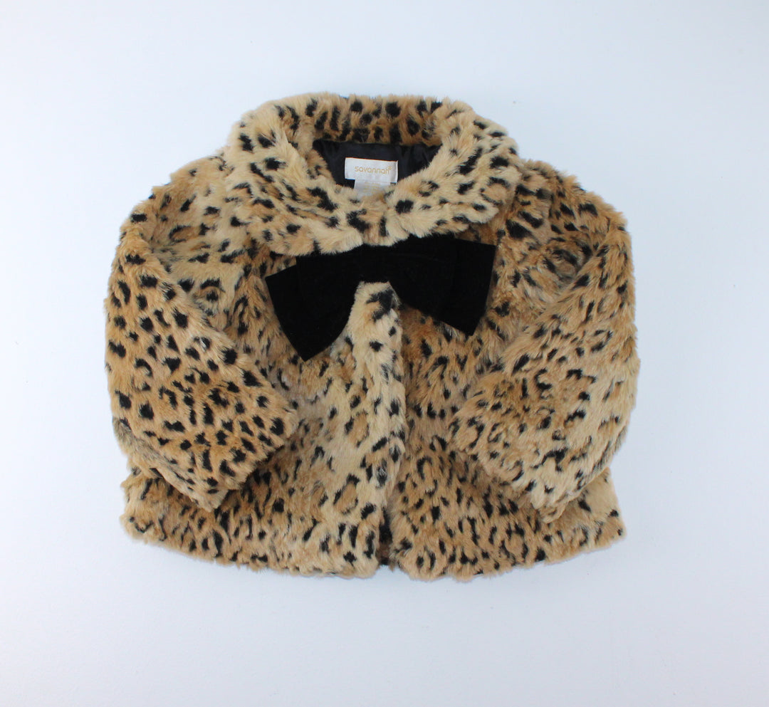 SAVANNAH ANIMAL PRINT JACKET 24M PRE-LOVED