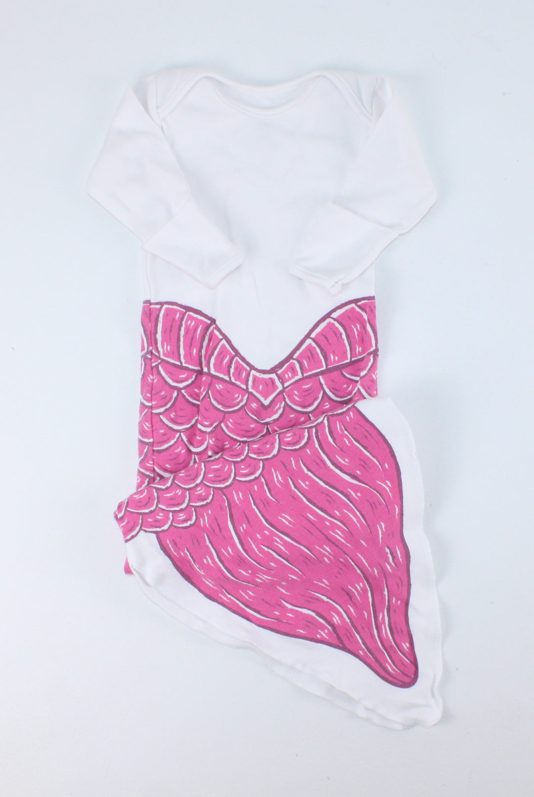 ELECTRIK KIDS MERMAID ORG COTTON TIE KNOT PJ 3-6M PRE-LOVED