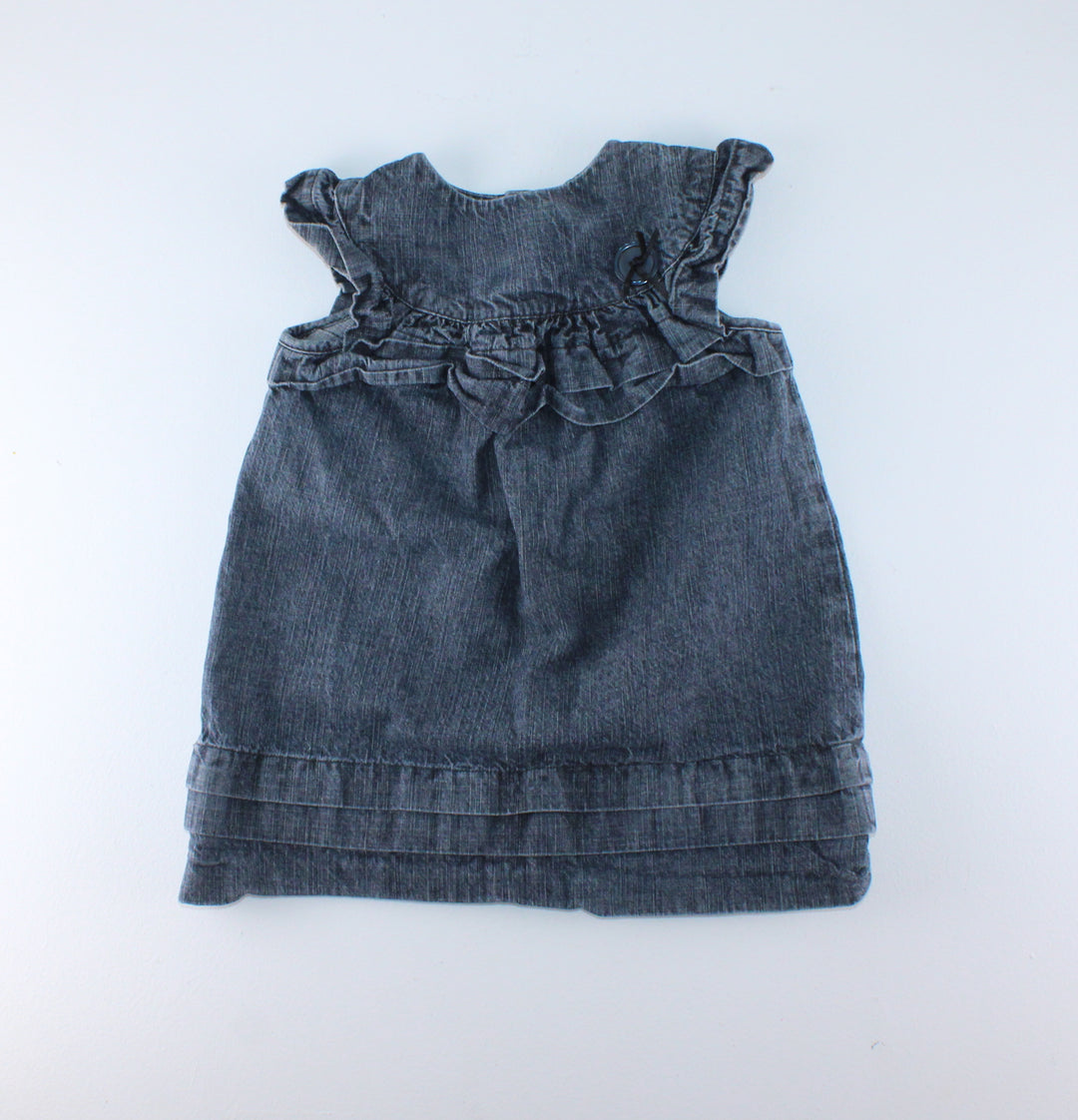 JOE FRESH DENIM DRESS 18-24M PRE-LOVED
