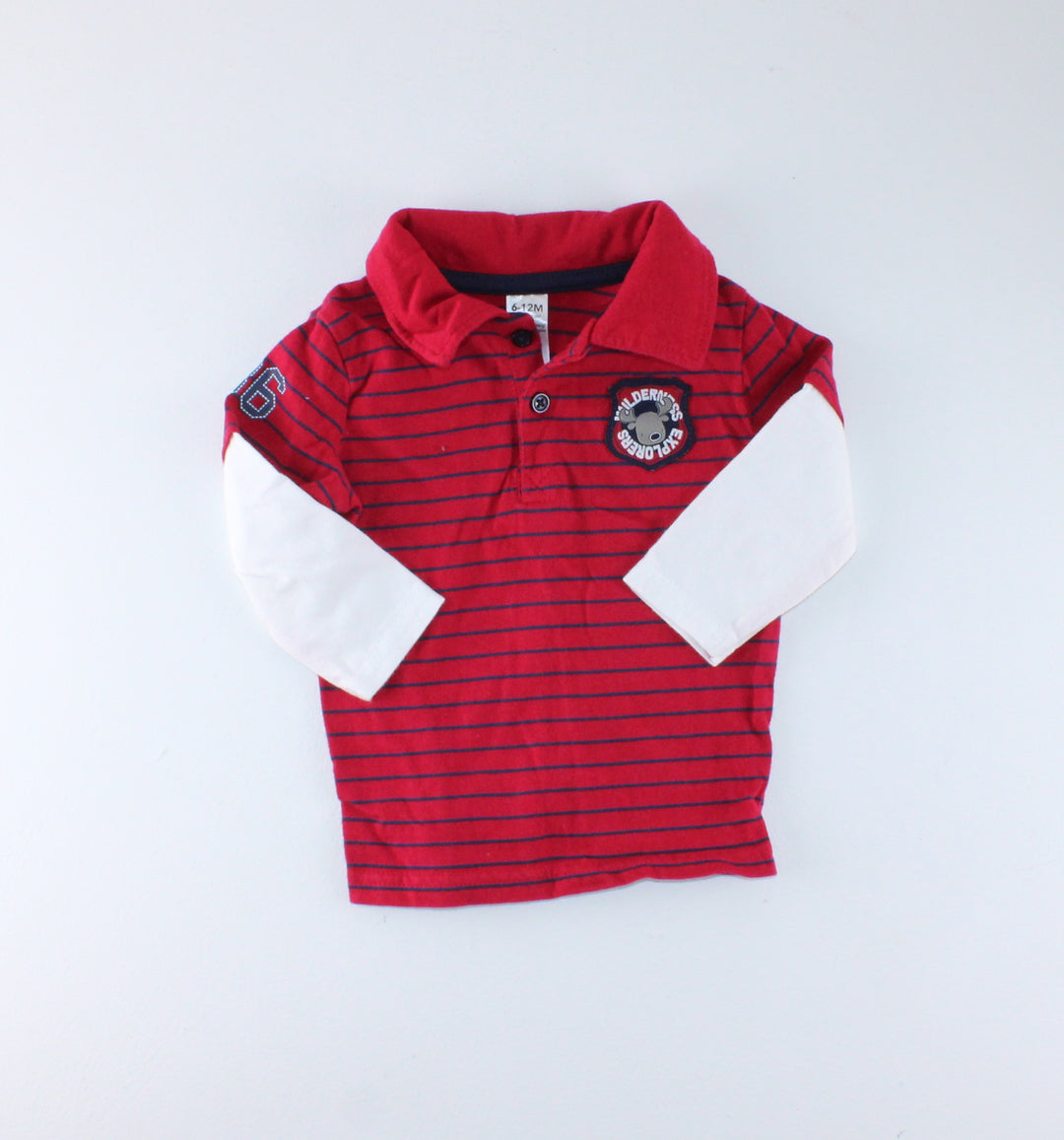 GEORGE RED WILDERNESS TOP 6-12M PRE-LOVED