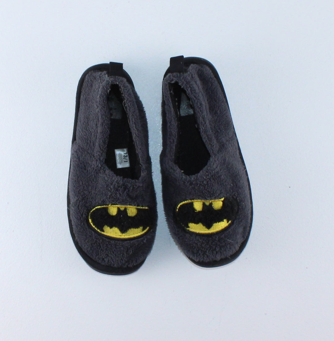 BATMAN SLIPPERS HARD SOLE 13/1 PRE-LOVED
