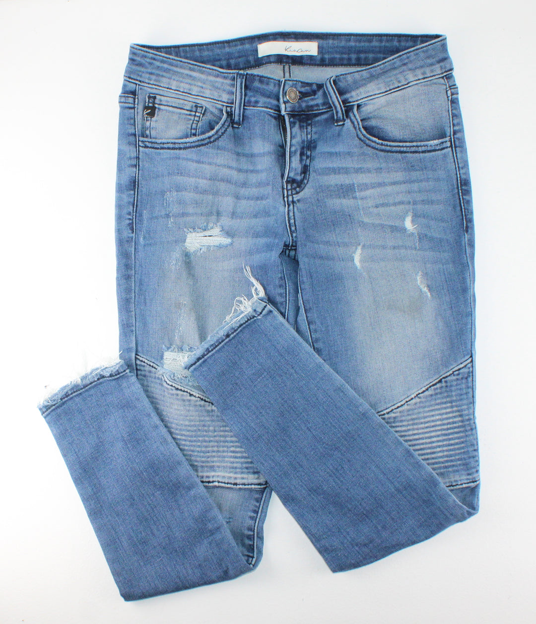 RANCAN DISTRESSED JEANS LADIES SIZE 3 PRE-LOVED