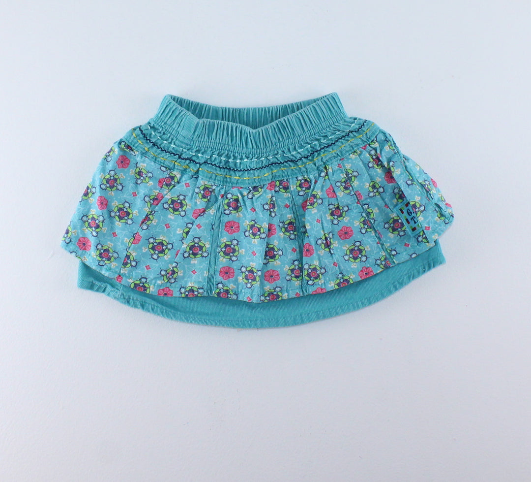 GAGOU TAGOU BLUE SKIRT 6M PRE-LOVED