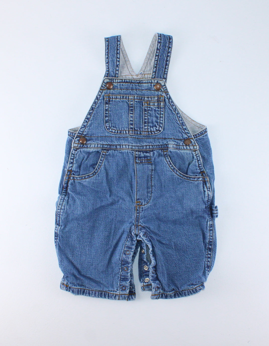 GAP DENIM ROMPER 3-6M PRE-LOVED