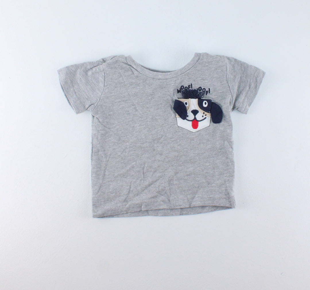 GEORGE DOG TOP 0-3M EUC