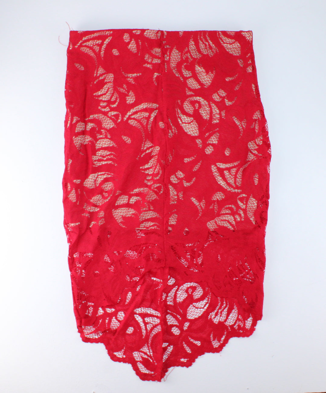 SEDUCTIONS RED HI-LOW SKIRT LADIES XS NEW!