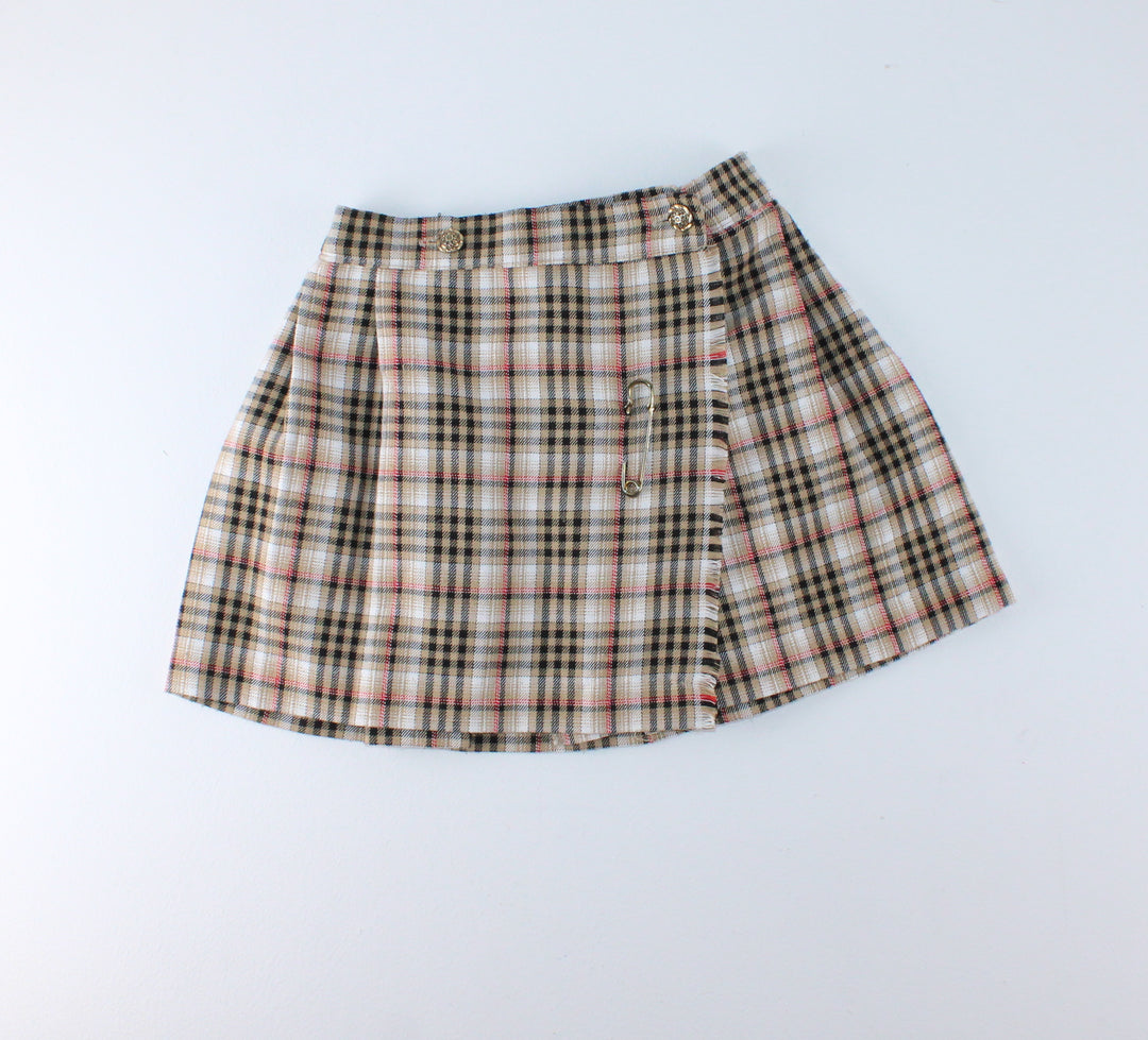 RUGGED BEAR PLAID SKIRT 5Y PRE-LOVED