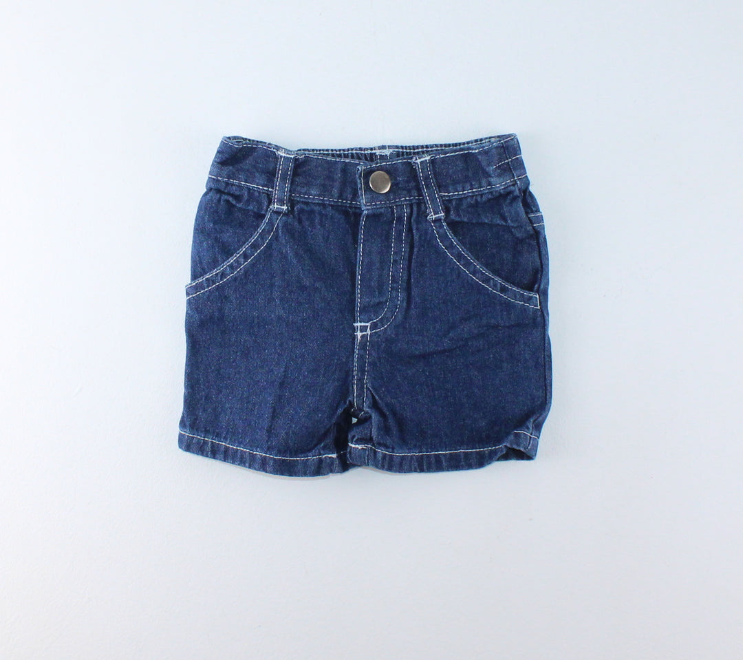 ROYAL BOYS DENIM SHORTS 6-9M EUC