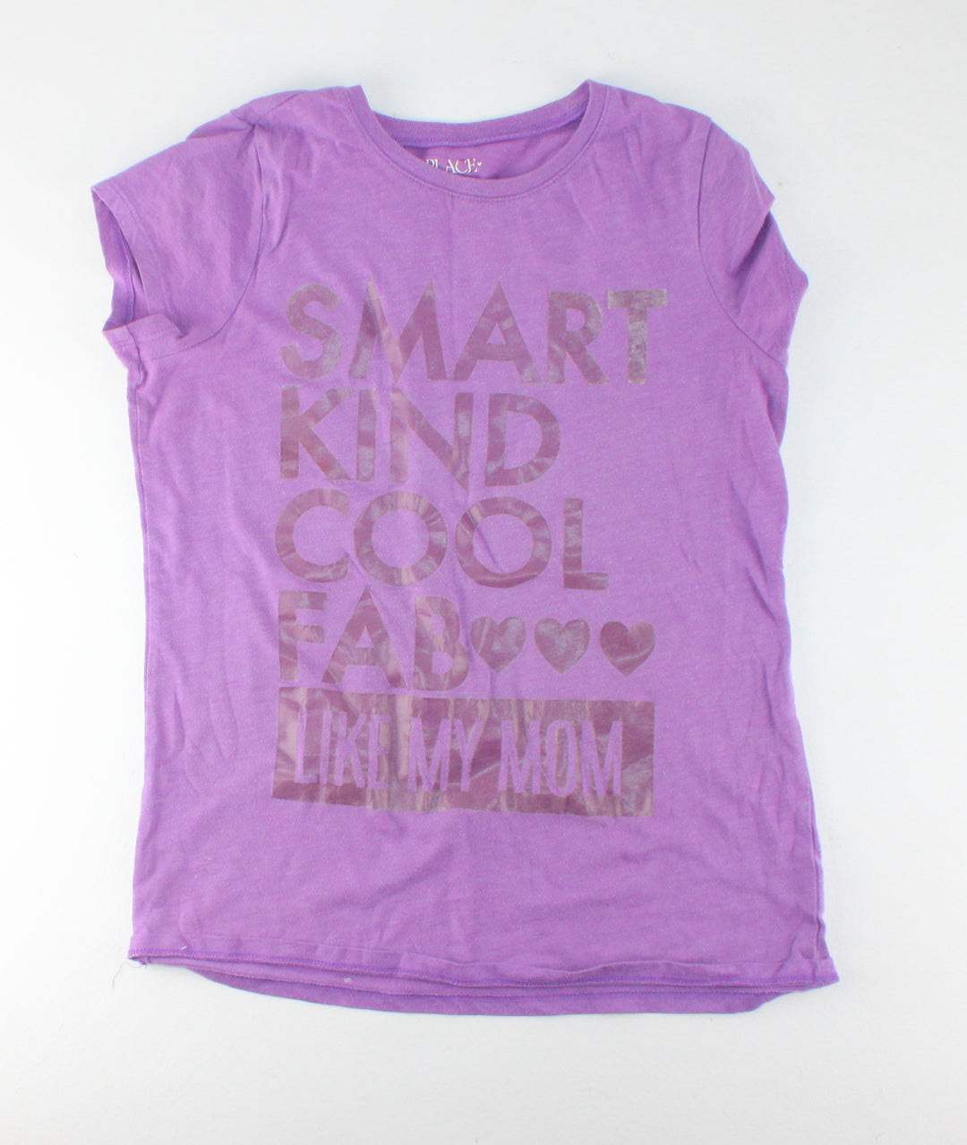 CHILDRENS PLACE PURPLE SMART KIND SHIRT 10Y PRE-LOVED