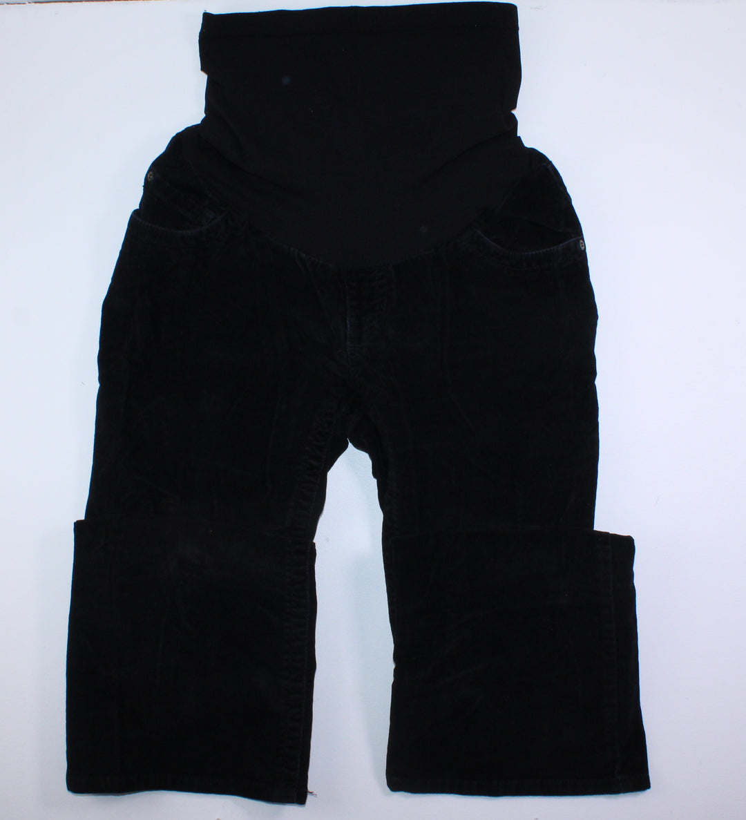 MOTHERHOOD BLACK CORD PANTS LADIES SMALL EUC