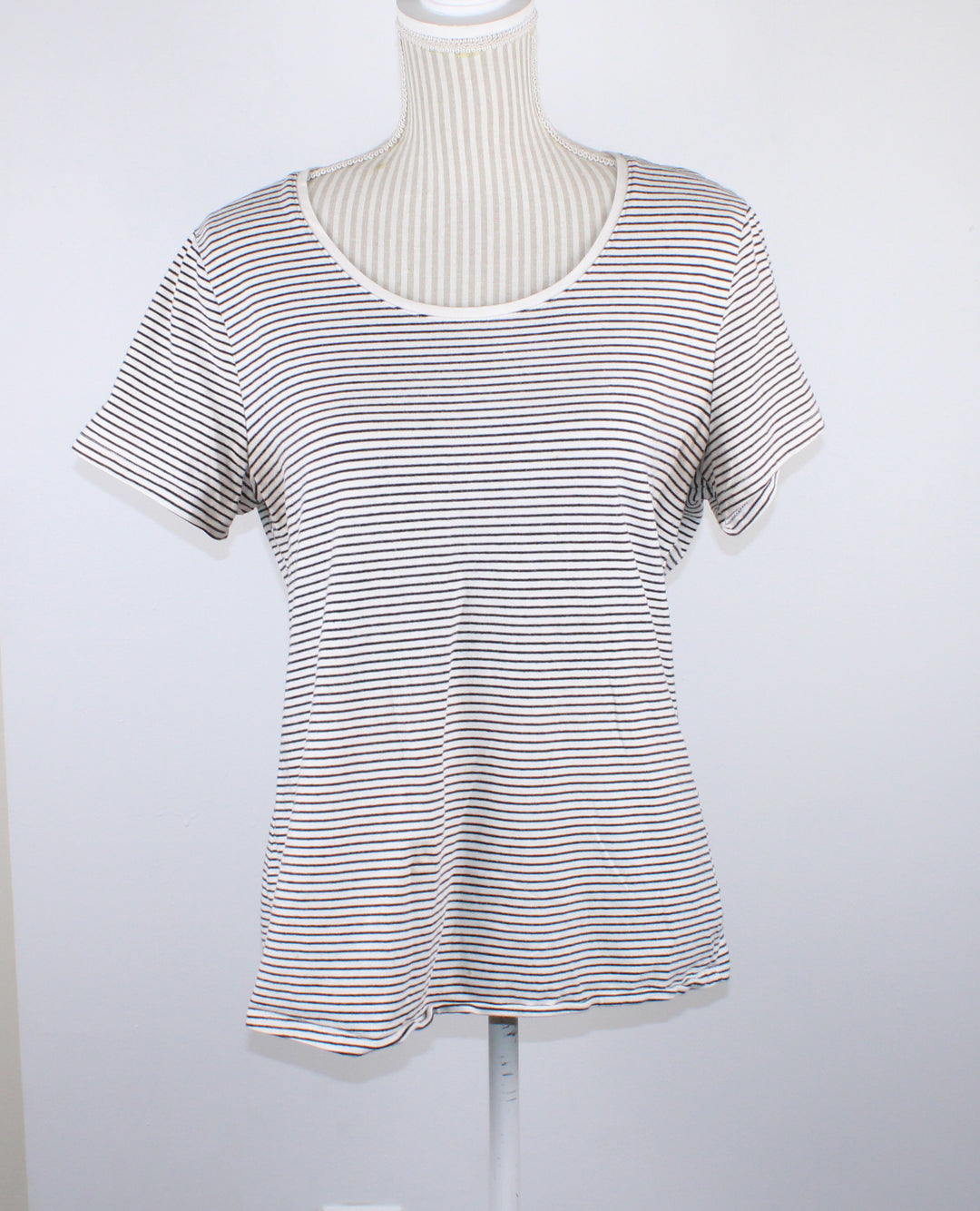 GEORGE STRIPED TEE LADIES XL PRE-LOVED