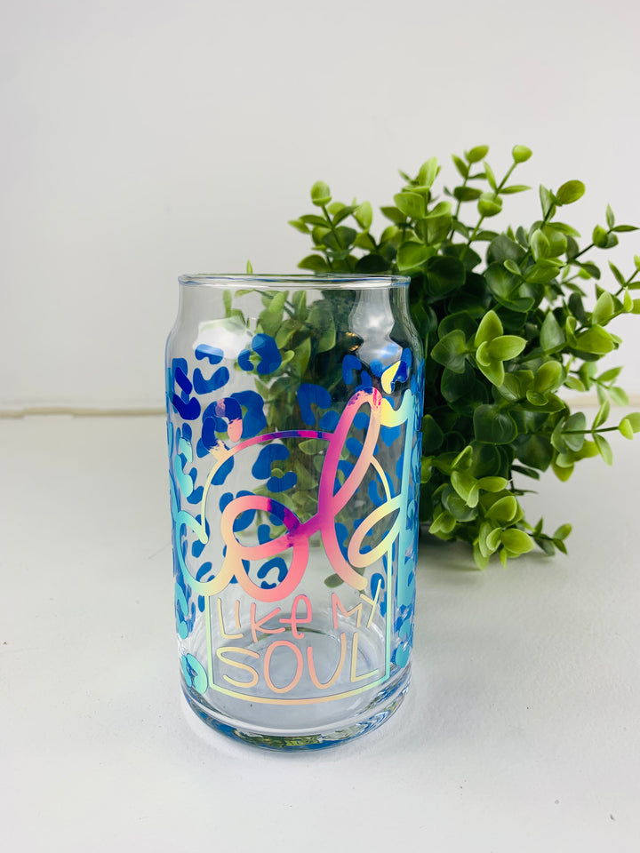 Liz's Custom Creations, Vinyl Designed Glass Drinkwear