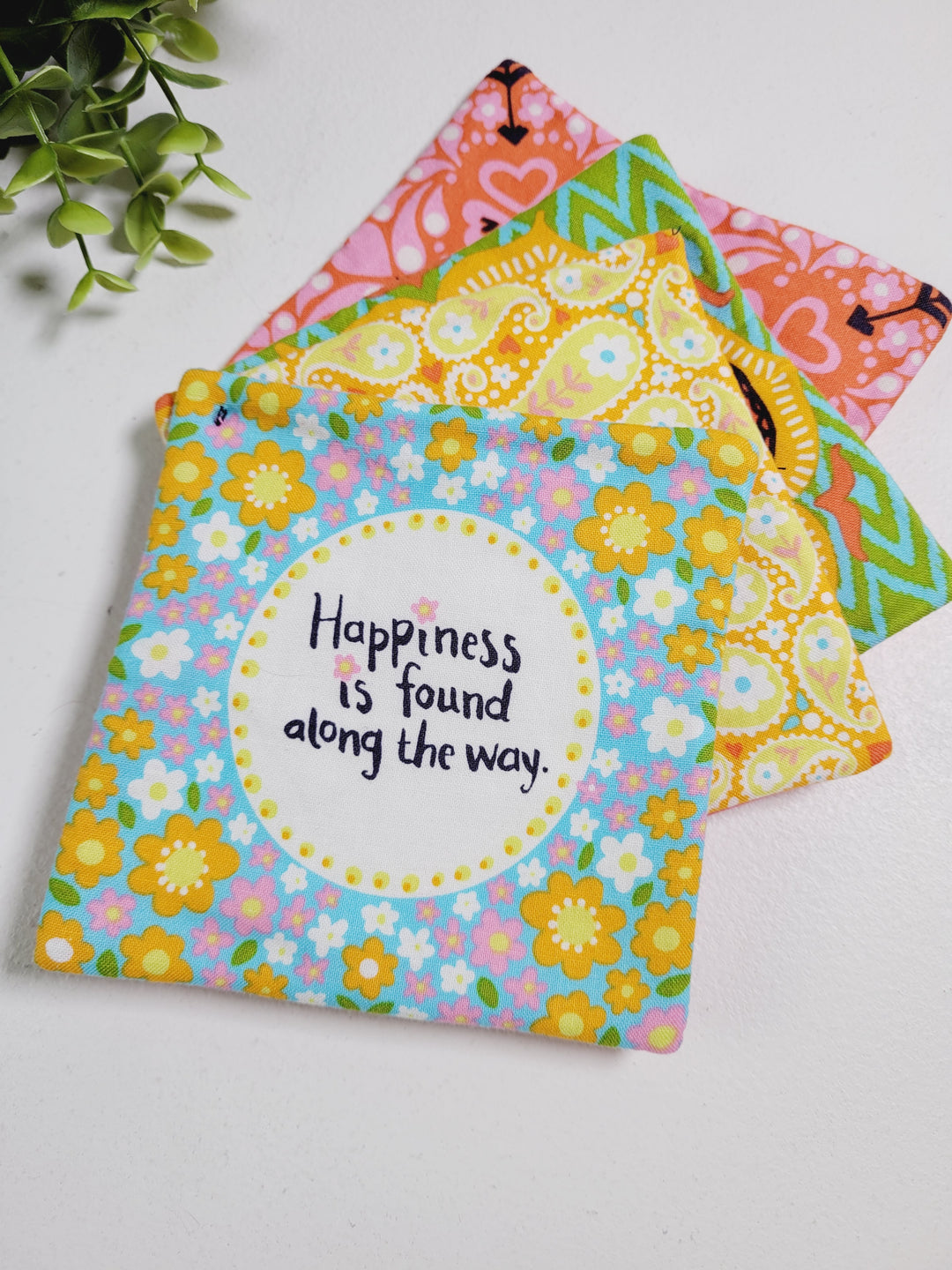 Choices, Fabric Coaster Sets of 4