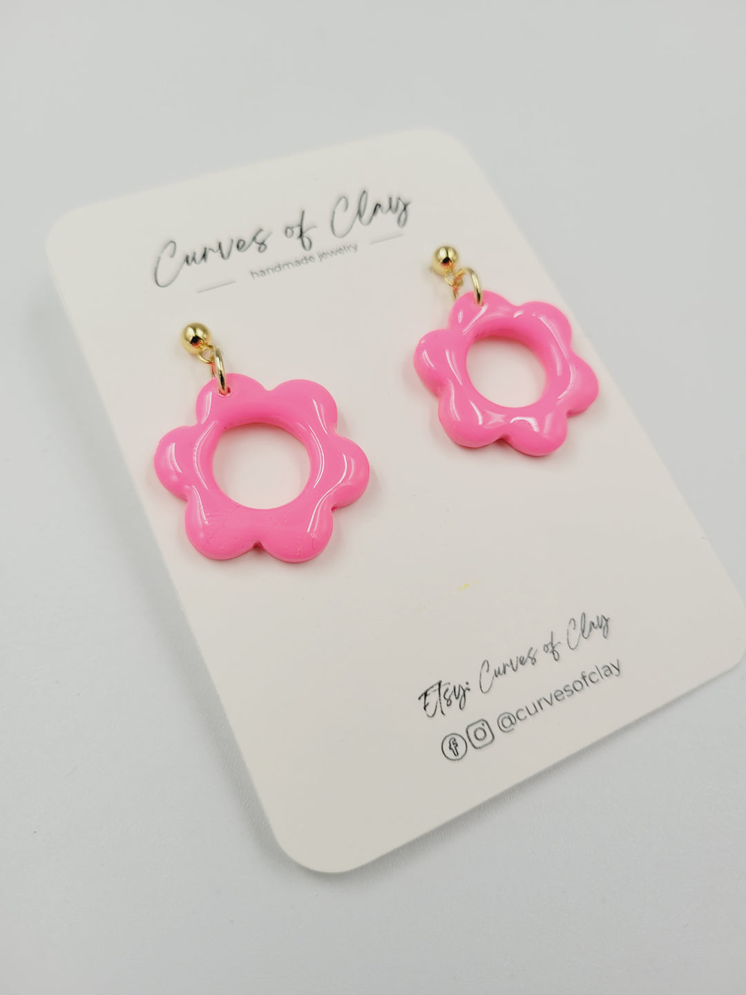 Curves of Clay, Everyday Dangle Earrings