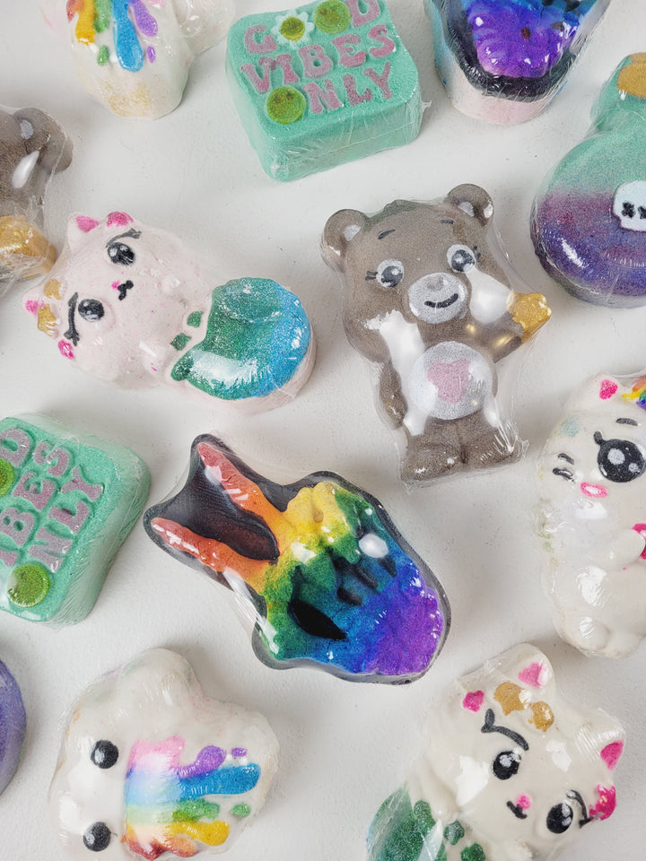 Peachy Clean Soap, Fun Shaped Bath Bombs