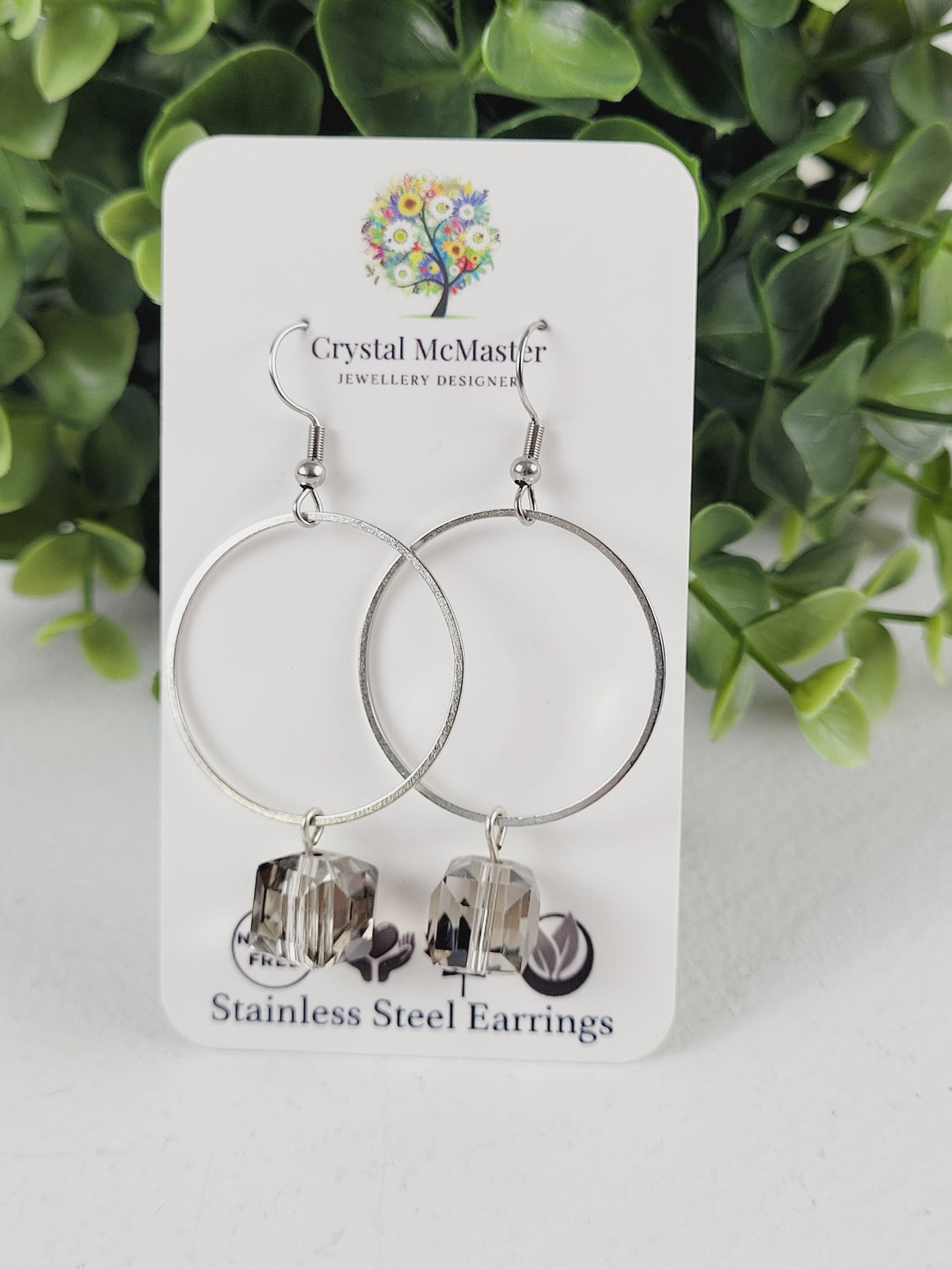 Crystal McMaster Jewellery, Glam Dangle Earrings