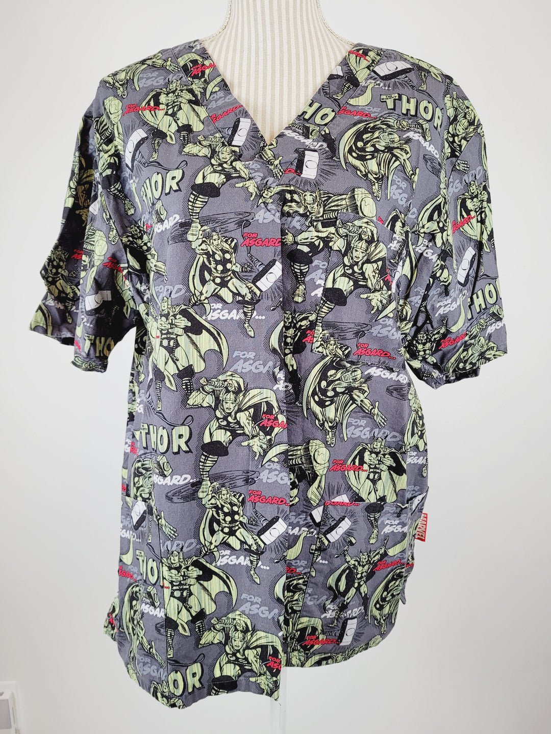 THOR SCRUB TOP ADULT LARGE EUC