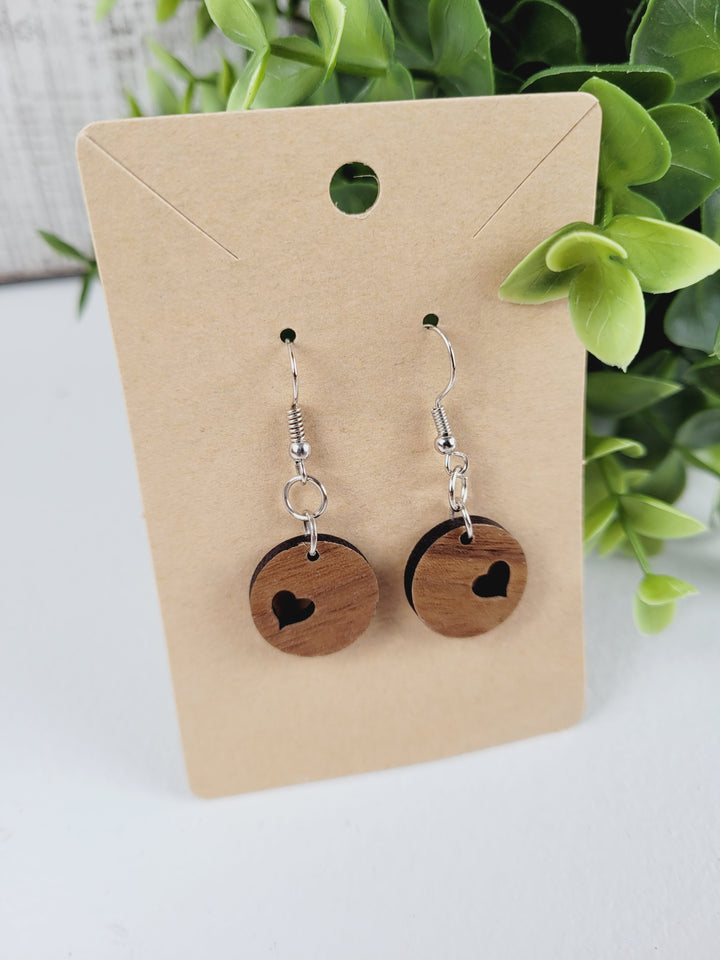 Rough Cut Dezigns, Wood, Acrylic & Suede Earrings