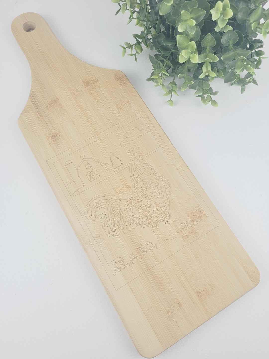 The Crafty Nerd, Engraved Bamboo Serving Board