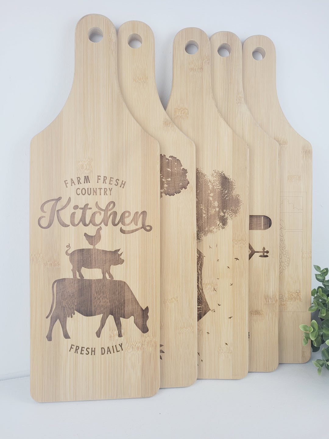 The Crafty Nerd, Engraved Bamboo Serving Board