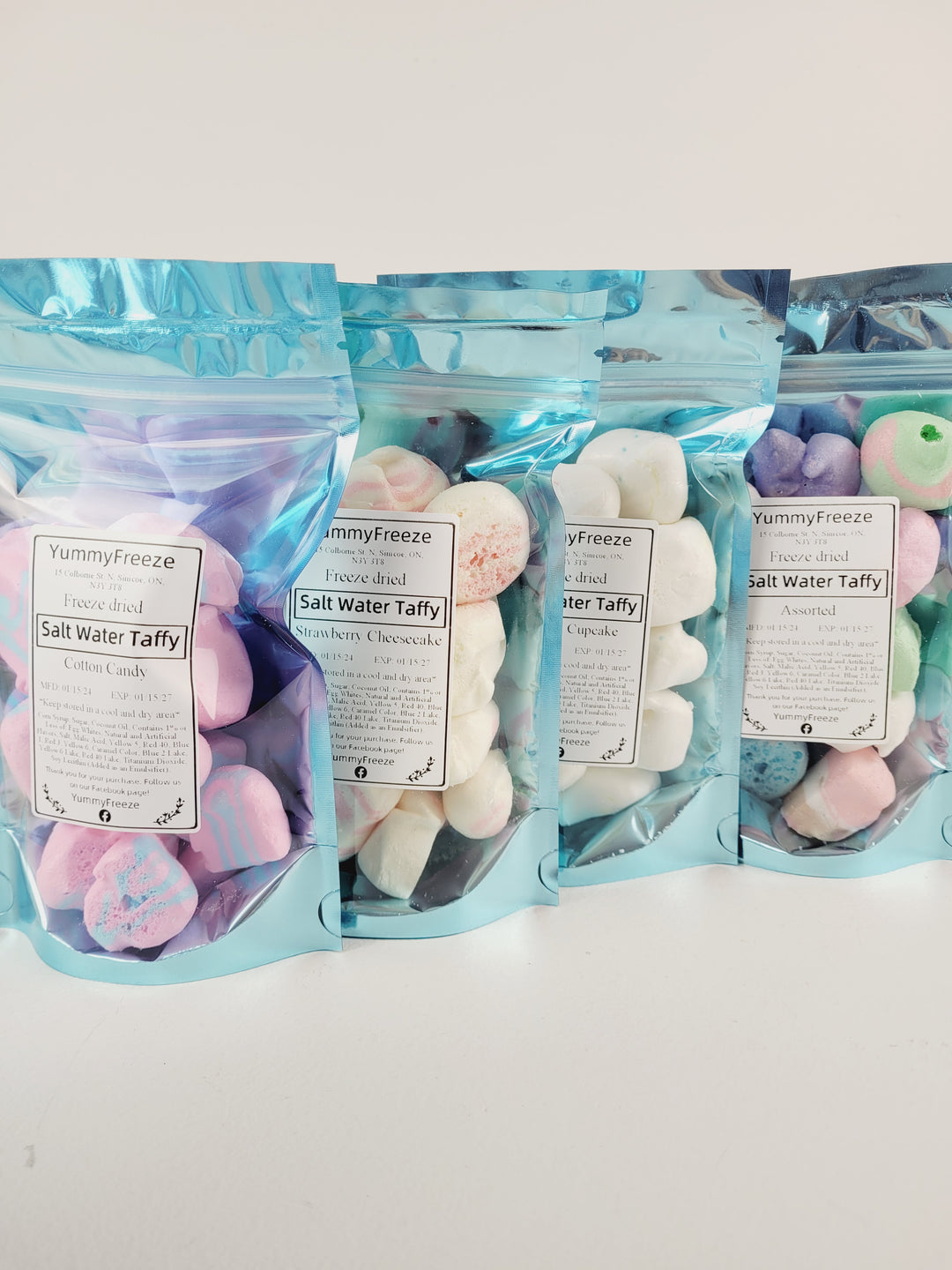 Yummy Freeze, Freeze Dried Salt Water Taffy