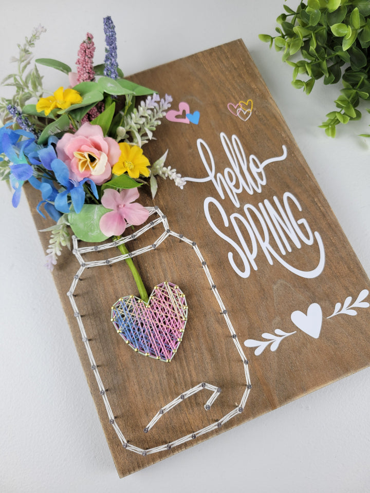 Willowtree & Co., Spring Signs and String Art