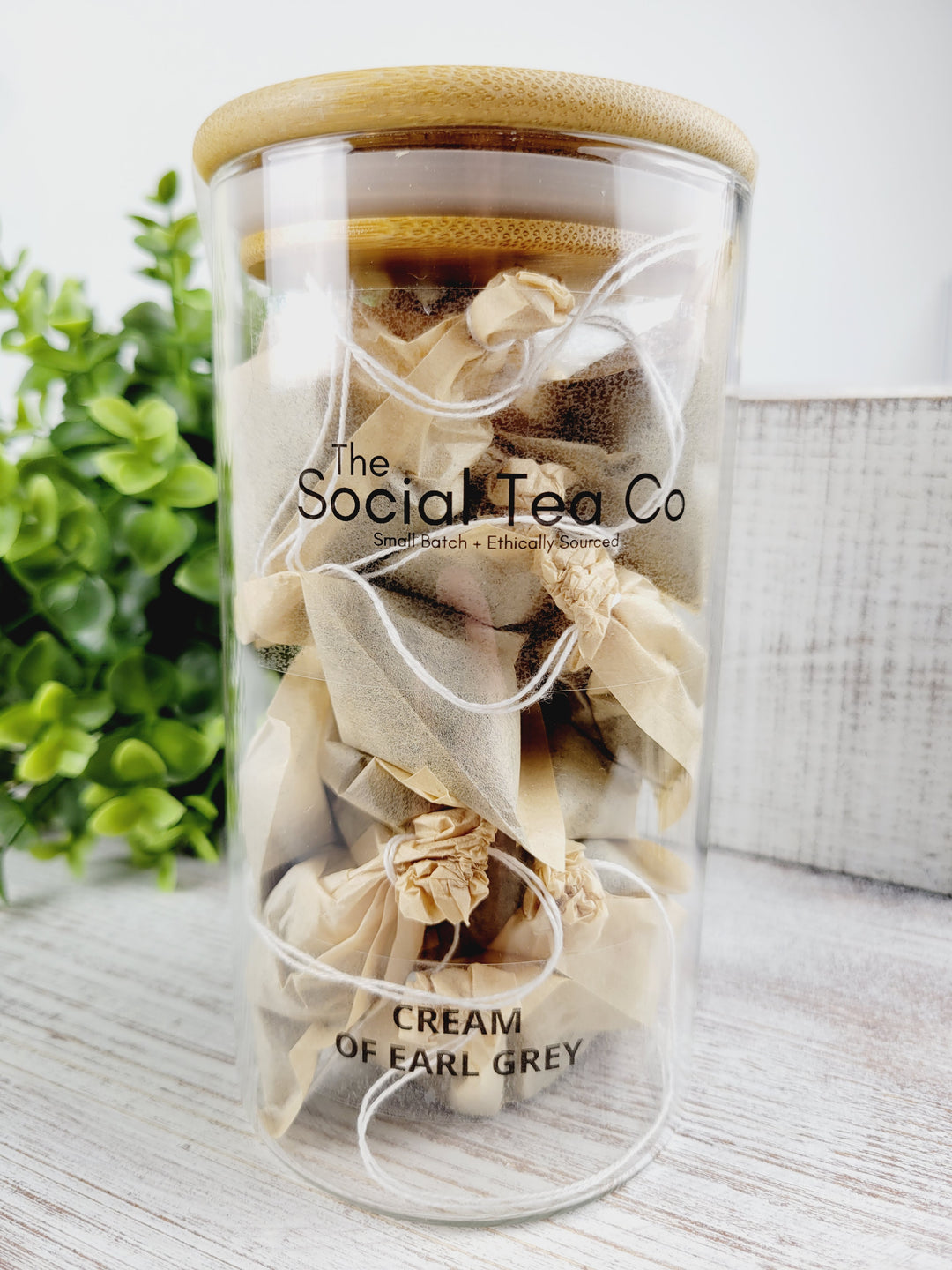 The Social Tea Co., Jarred Tea in Steeping Bags