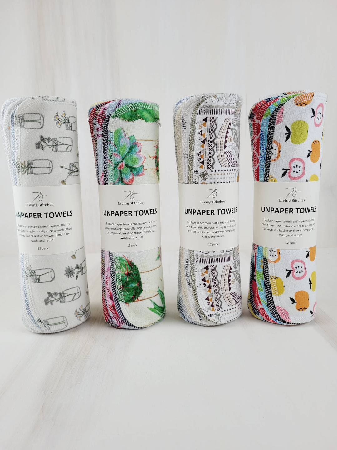 Living Stitches, Reusable UNpaper Towels