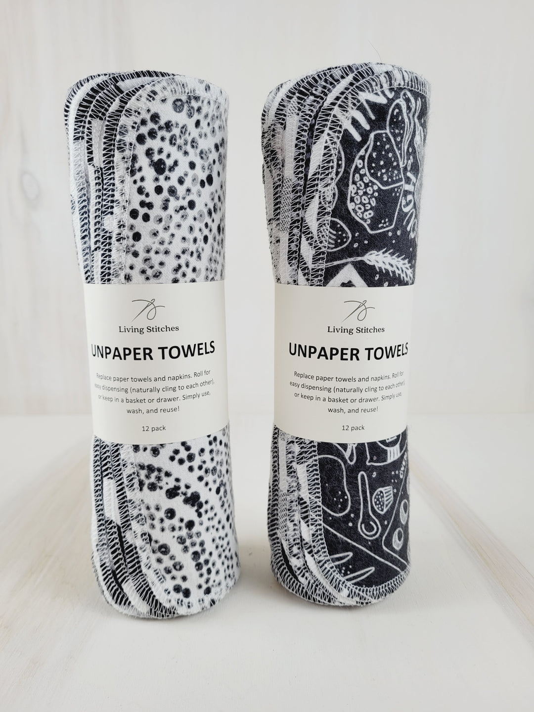 Living Stitches, Reusable UNpaper Towels