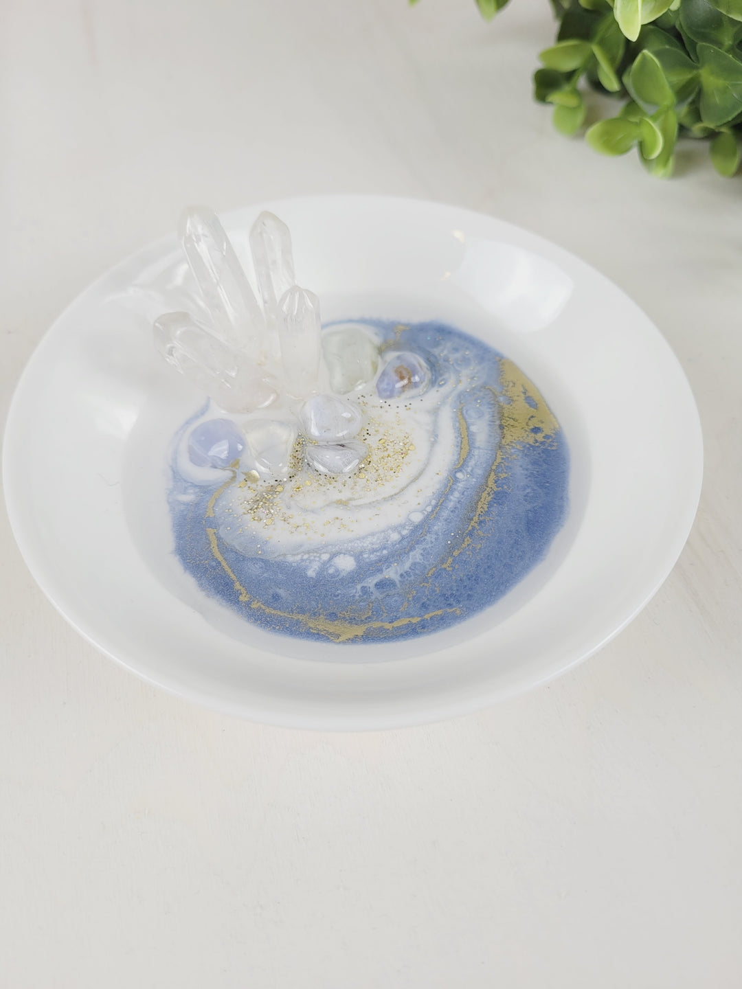 Kristi Scott Art, Crystal & Painted Ring Dishes