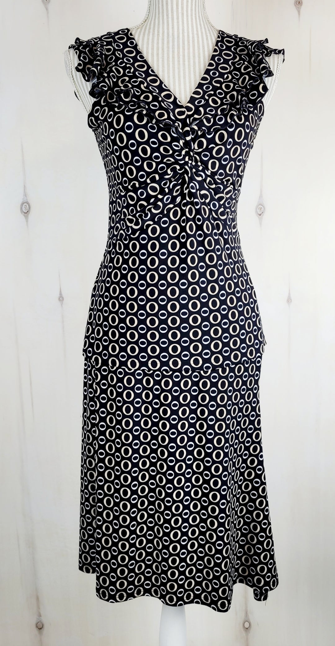 SUSAN LAWRENCE 2 PIECE DRESS LADIES SMALL EUC