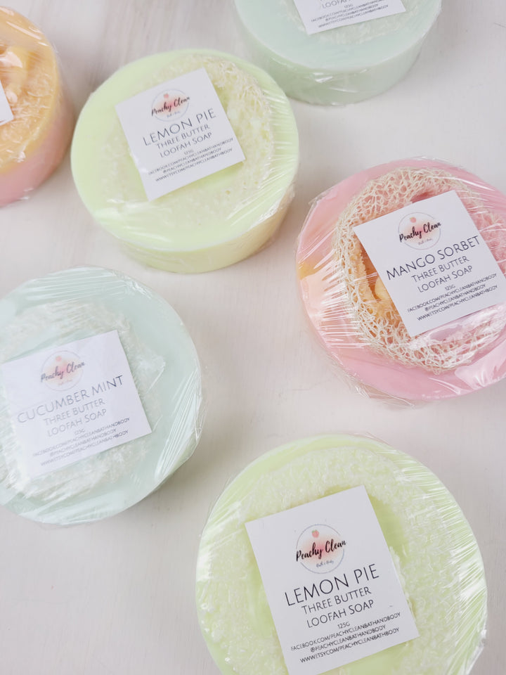 Peachy Clean Bath & Body, Loofah Soaps