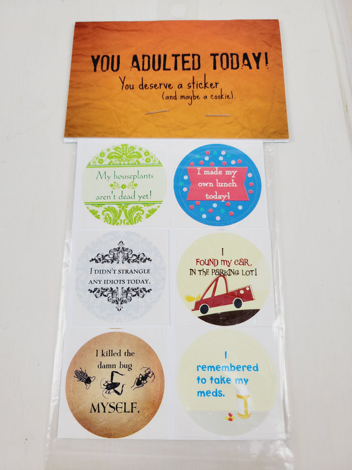 Peanut Parade, Adulting Sticker Sets