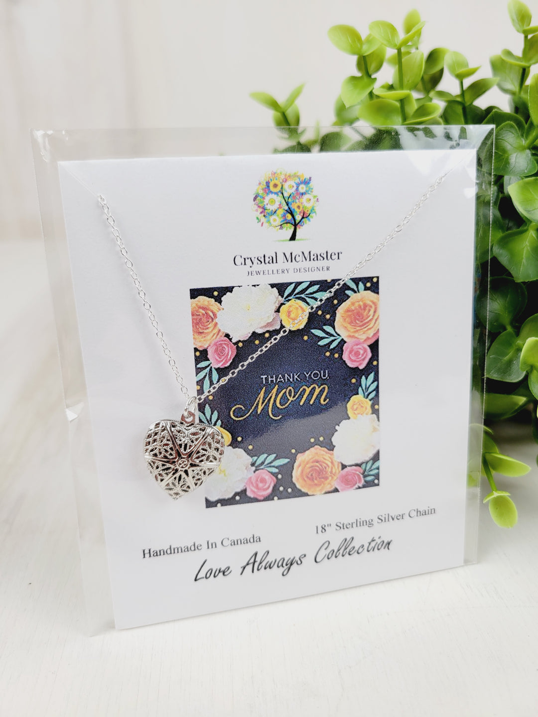 Crystal McMaster Jewellery, Sterling Silver Necklaces- Love Always Collection