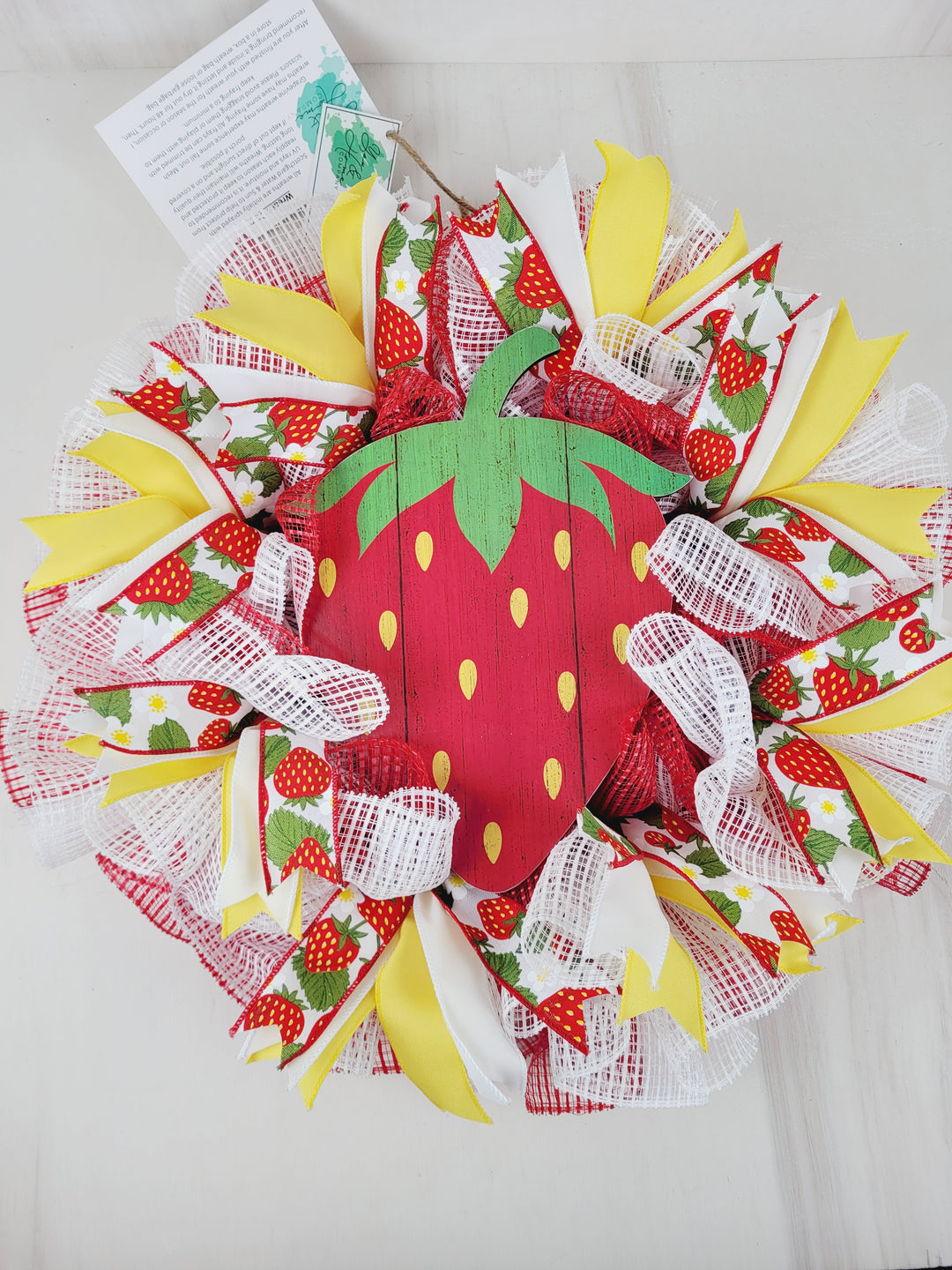 You & Home, Strawberry Themed Wreath